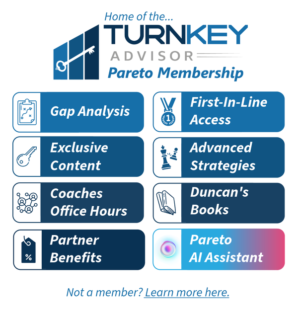 Turnkey Advisor Pareto Membership